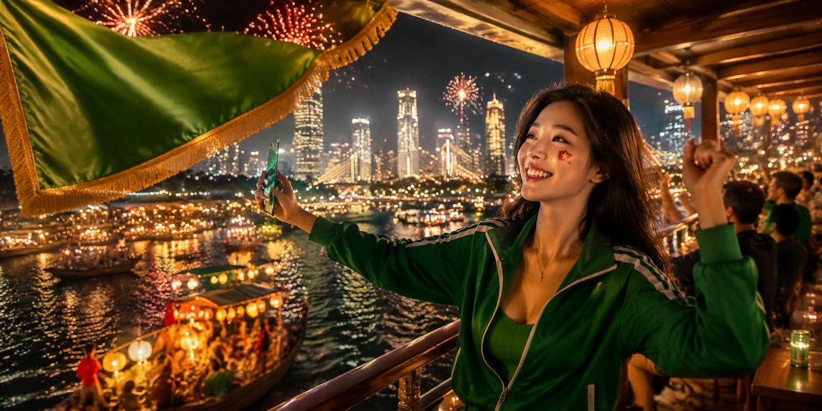 Người chơi tại Đà Nẵng truy cập k24 trên điện thoại trong đêm hội chợ