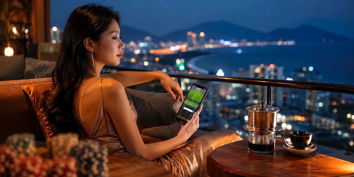 Người hâm mộ bóng đá tại Vũng Tàu theo dõi trận đấu và đặt cược qua k24